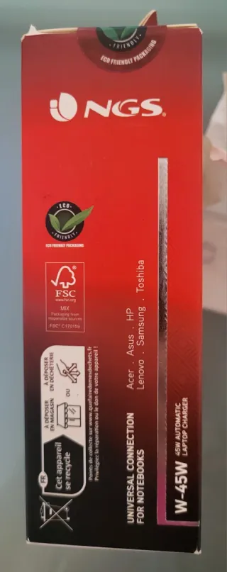 Cargador Portátil NGS W-45W NUEVO