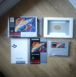 Axelay Super Nintendo SNES SUPER Nes Konami