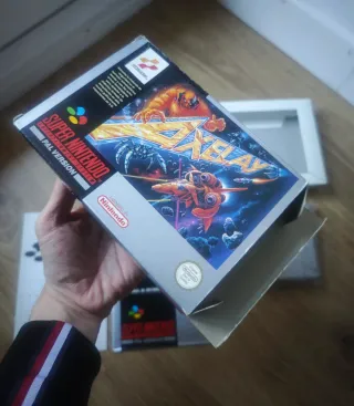 Axelay Super Nintendo SNES SUPER Nes Konami