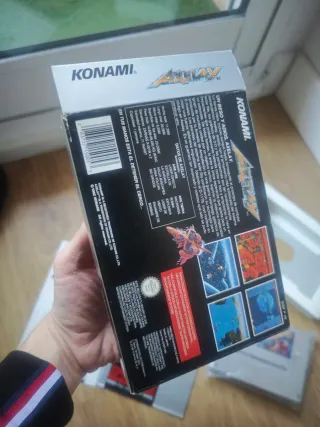 Axelay Super Nintendo SNES SUPER Nes Konami