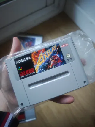 Axelay Super Nintendo SNES SUPER Nes Konami