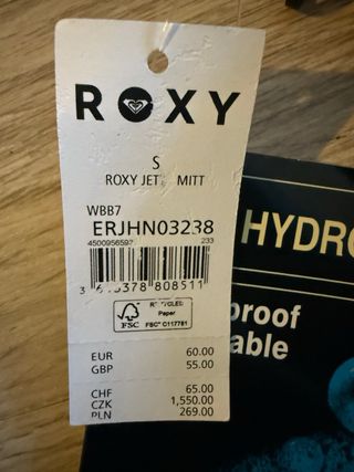 Guantes Nieve Roxy Jet Talla S