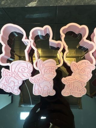 Kit Repostería Moldes Silicona Cortadores Galletas