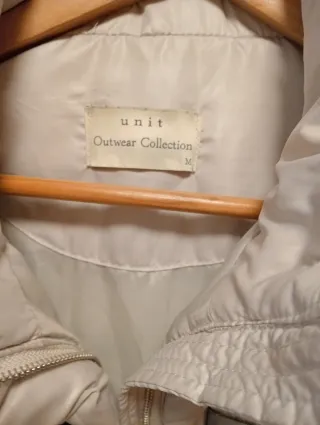 Parka UNIT beige acolchada