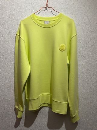 Sudadera Zara Verde Neón