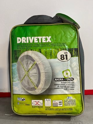 Cadenas de tela para nieve Drivetex Talla 81 Nuevo
