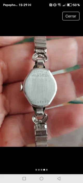 Reloj Bulova Cuerda Manual Vintage Mujer