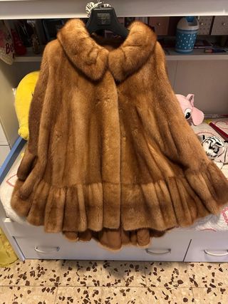 Giacca mantella pelliccia