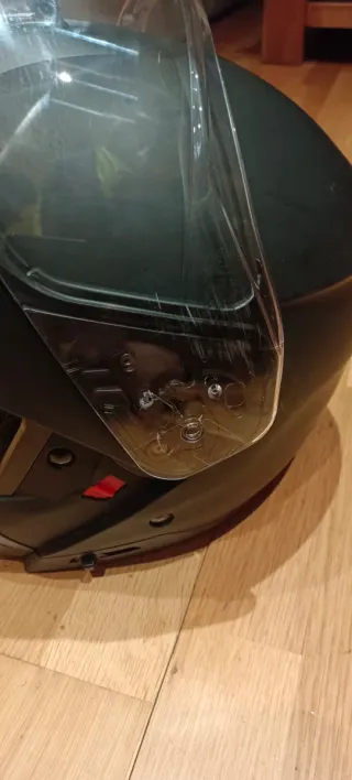 Casco integral moto negro