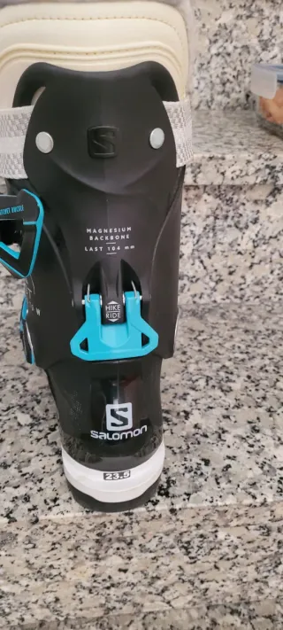 Botas de Ski Salomon Negro/Azul Talla 23.5