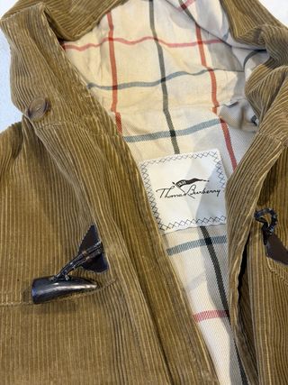 Abrigo Pana Thomas Burberry Talla L moda vintage