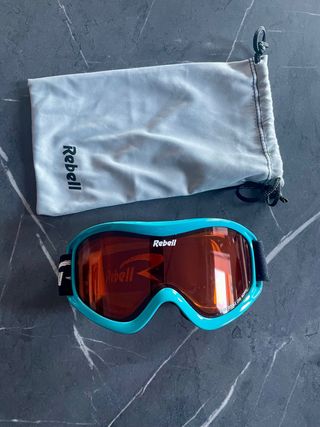 Maschera sci azzurra Rebell