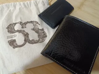 Cartera y monedero Salvador Bachiller negro