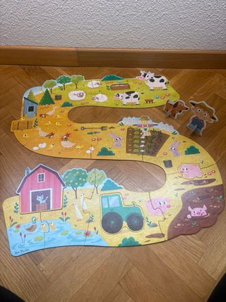 Puzzle Fattoria per Bambini 2 Anni