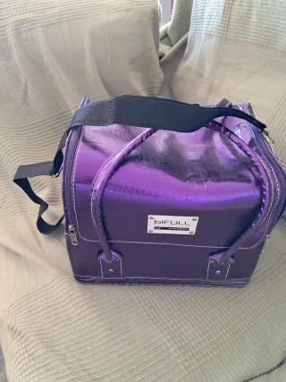 Neceser maquillaje Bifull morado