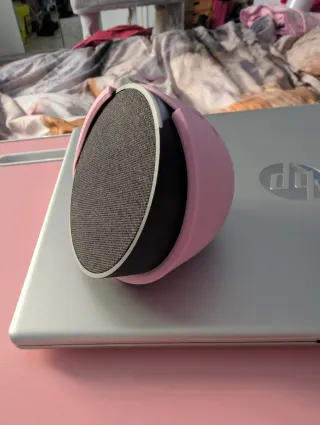 Echo Pop Alexa Antracite con cover rosa