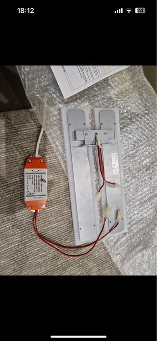 Luci specchio bianche in vetro