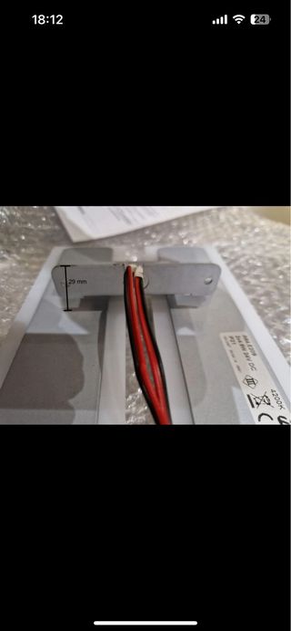 Luci specchio bianche in vetro