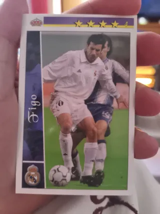 Cromo Figo Real Madrid