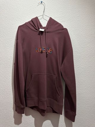 Sudadera Nike SB Morada Bordada