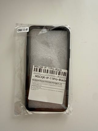 Custodia iPhone 11 Pro Nero Trasparente