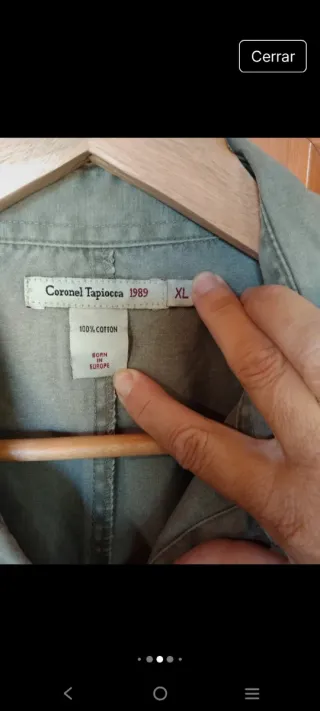 Vestido safari verde sin mangas