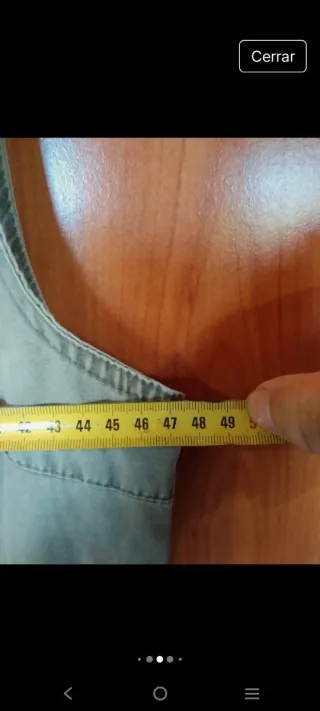 Vestido safari verde sin mangas