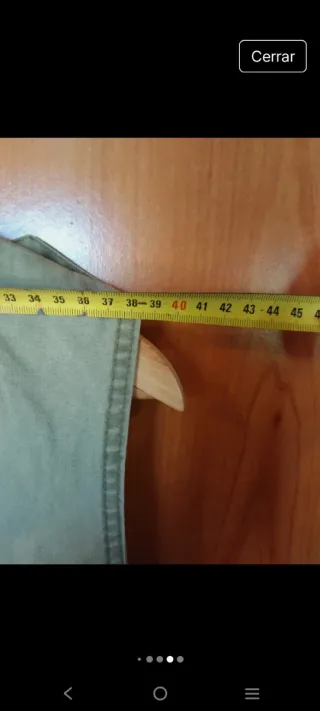 Vestido safari verde sin mangas