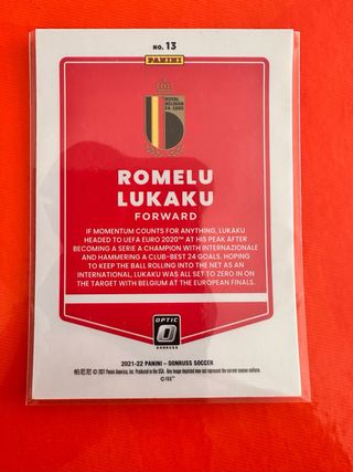 Panini Lukaku Bélgica Road to World Cup 2022