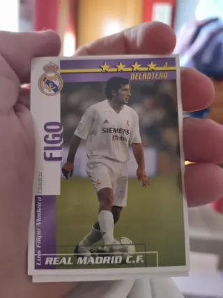 Cromo Figo Real Madrid