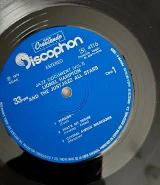 Vinilo Jazz Document Lionel Hampton Vol. 3