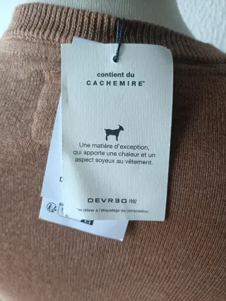 Jersey de rombos marrón y verde