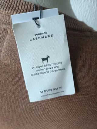 Jersey de rombos marrón y verde