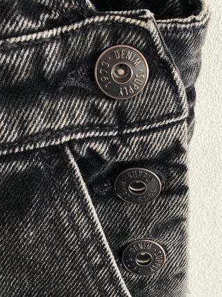 Vaquero Esmara holgado mujer gris