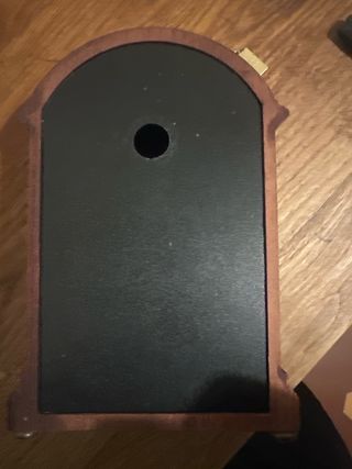 Orologio da tavolo inglese in legno