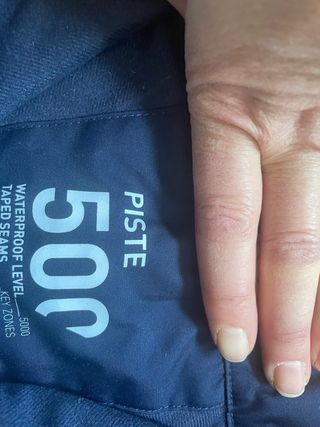 Pantalón sci bambino Decathlon blu 6-8 anni