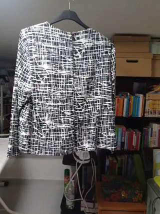 Camisa estampada mujer