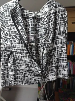 Camisa estampada mujer