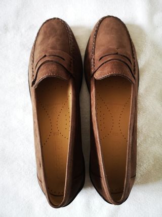 Mocassini Geox donna pelle scamosciata