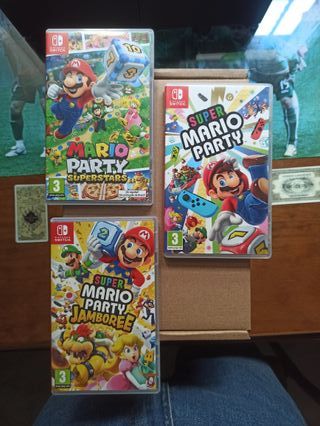 Pack 3 Juegos Mario Party Nintendo Switch