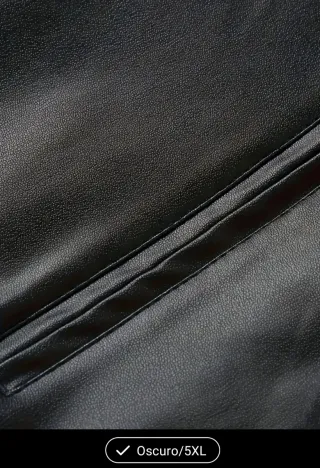 Chaqueta Bomber Negra Talla 5XL