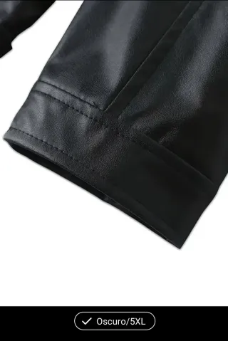 Chaqueta Bomber Negra Talla 5XL