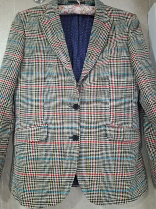 Chaqueta Gales García Madrid cuadros