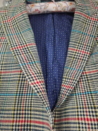 Chaqueta Gales García Madrid cuadros