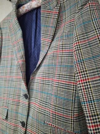 Chaqueta Gales García Madrid cuadros