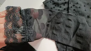 Calcetines Calzedonia negros con encaje