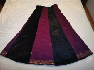 Falda India Terciopelo y Gasa