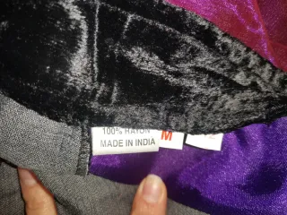 Falda India Terciopelo y Gasa