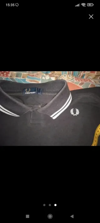 Polo Fred Perry Negro