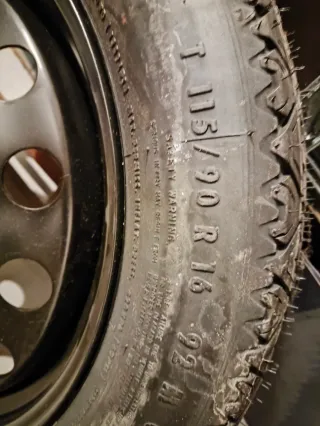 Rueda de repuesto Continental 115/90 R16